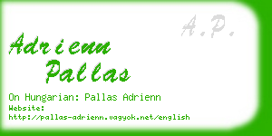 adrienn pallas business card